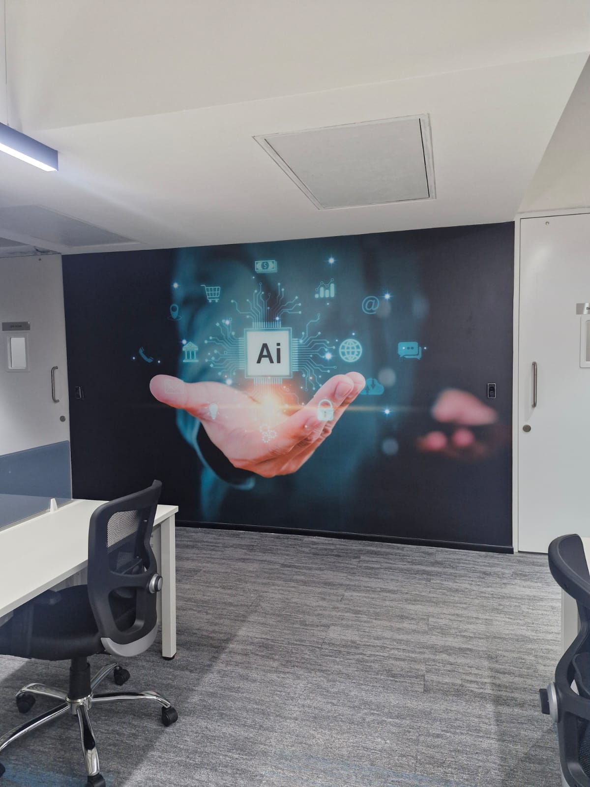 AI Wall Art Office
